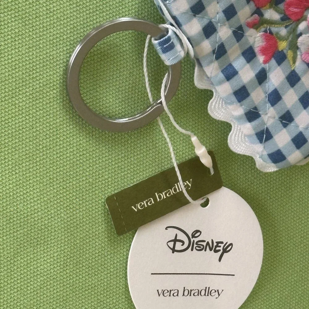 VERA BRADLEY DISNEY WINNIE THE POOH ZIP ID CASE:NWT SPRINGTIME GINGHAM